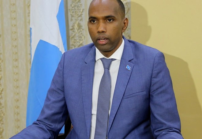 Farmaajo iyo Kheyre oo ku wajahan Dhuusamareeb